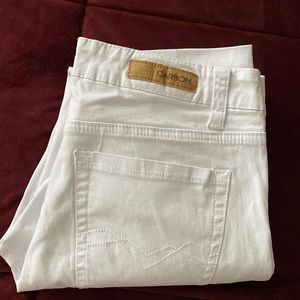 White men’s skinny jeans.